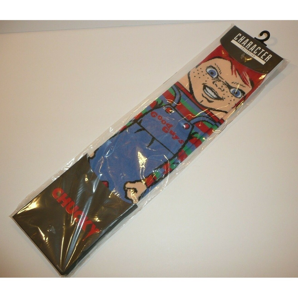 Chucky with Knife Crew Socks Men's Casual Good Guys Killer Doll Horror Movie